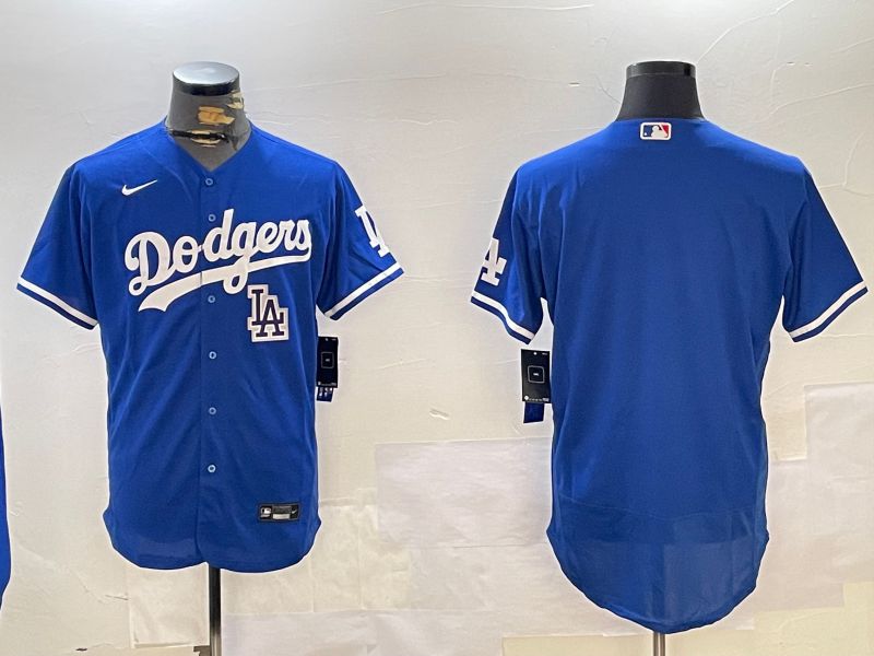 Men Los Angeles Dodgers Blank Blue Elite 2024 Nike MLB Jersey style 12162->los angeles dodgers->MLB Jersey